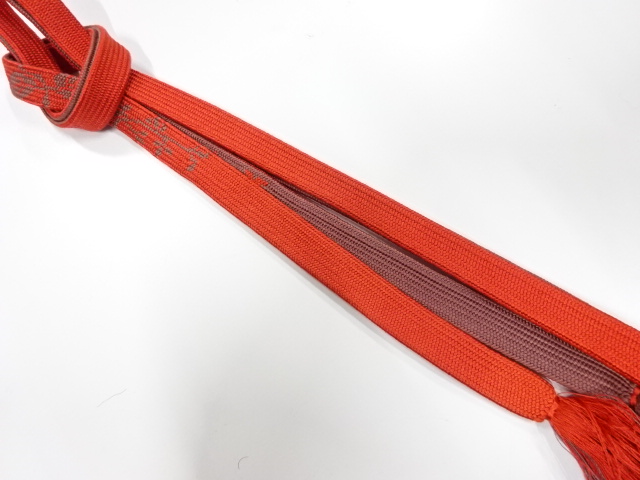 正絹　手組帯締め